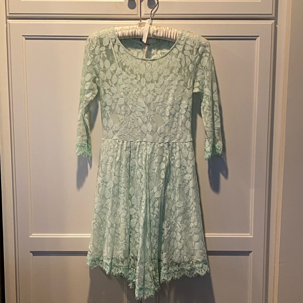 Free People Lace Illusion dress